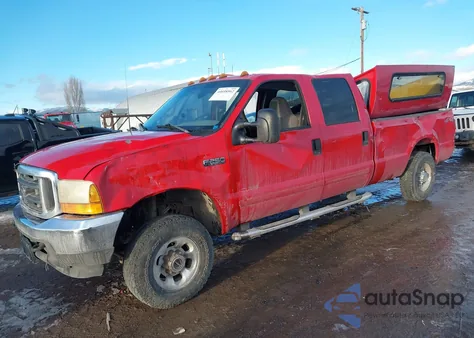 2001 Ford F-250 Lariat/Xl/Xlt z USA, uszkodzony, nr VIN 3FTNW21F51MA32329
